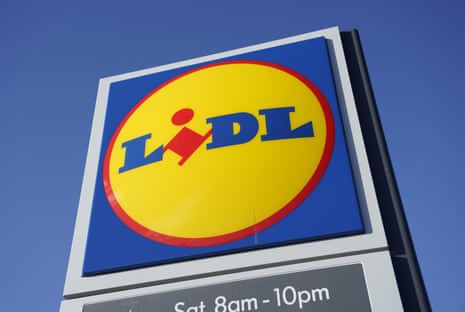 A Lidl supermarket in Chichester, West Sussex.