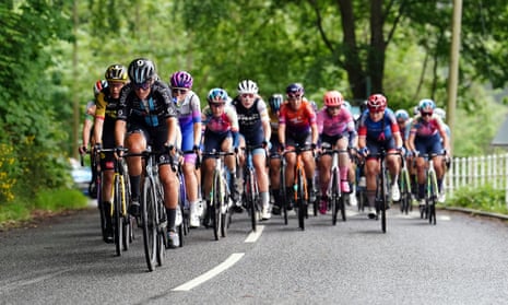 The women's Tour of Britain on the road in 2022