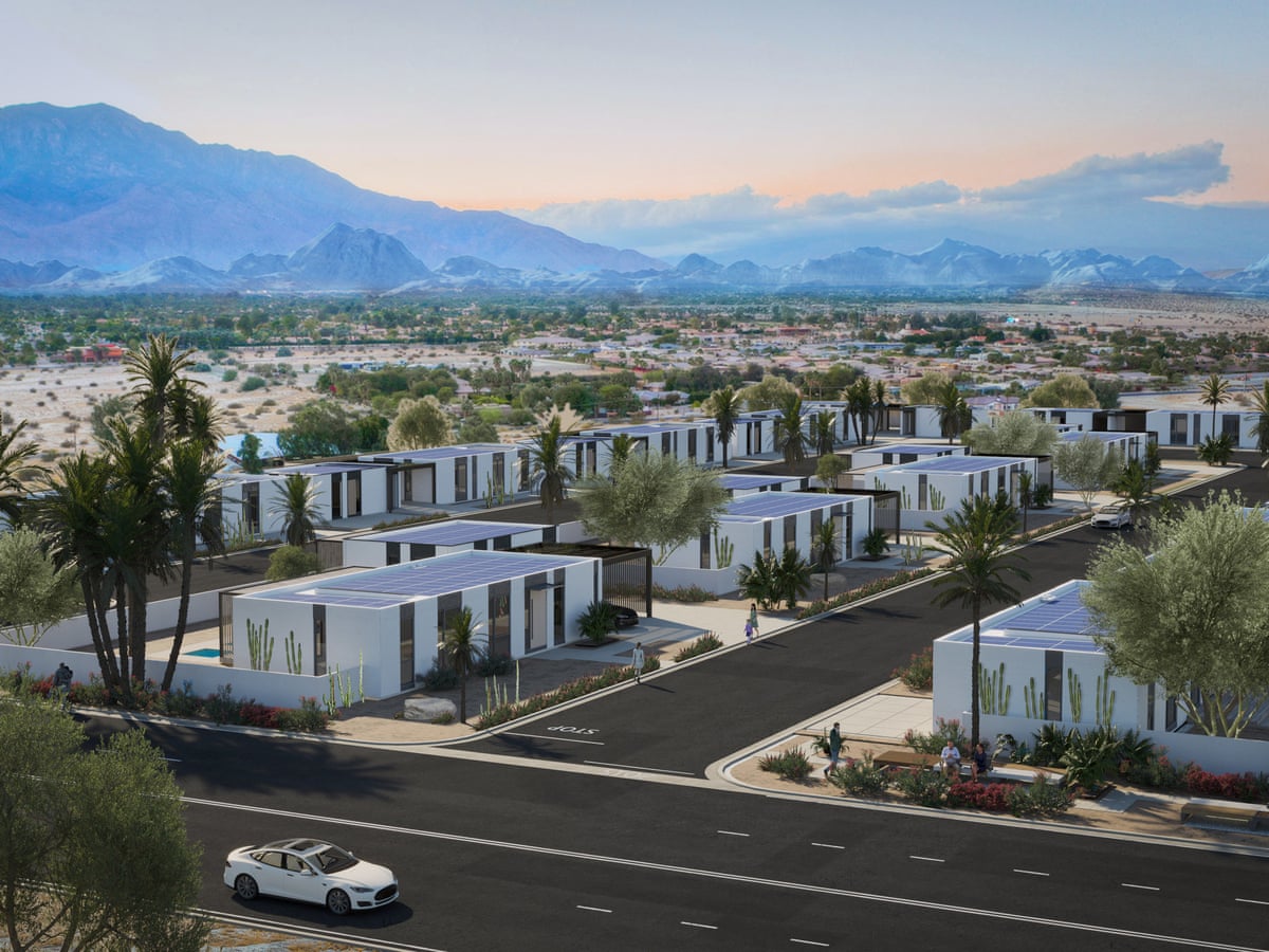 The of housing': California desert to get America's first 3D-printed neighborhood printing | The Guardian