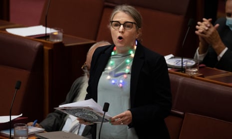 Western Australian Labor senator Louise Pratt in the senate chamber last year.