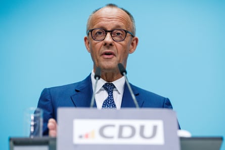 German chancellor Friedrich Merz