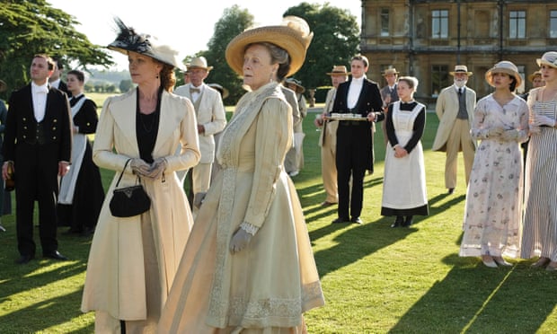 Brass with class … Engelke explores human values in the TV drama Downton Abbey.