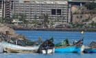 Un número récord de refugiados llegan a Canarias en barco
