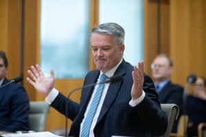 Mathias Cormann at Parliament House in October 2020, shortly before he left the Senate.