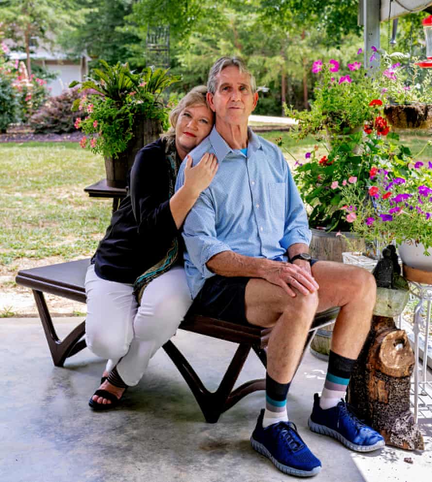 Laure and Jerry at their home in Alabama