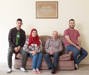 Syrian refugee family living in Birmingham.