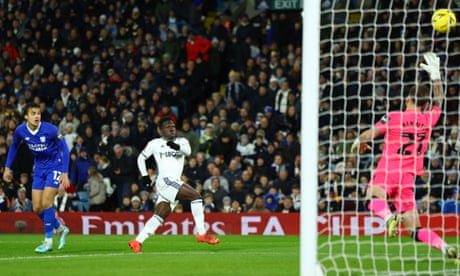 Wilfried Gnonto and Patrick Bamford double up as Leeds overwhelm Cardiff