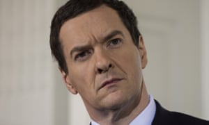 A head a shoulders shot of George Osborne looking quizzical
