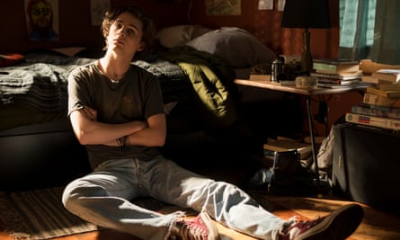 Timothée Chalamet in the drug-addiction drama Beautiful Boy.