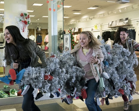 Plenty of laughs … Mila Kunis (Amy), Kristen Bell (Kiki) and Kathryn Hahn (Carla) in A Bad Moms Christmas.