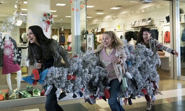 Plenty of laughs … Mila Kunis (Amy), Kristen Bell (Kiki) and Kathryn Hahn (Carla) in A Bad Moms Christmas.