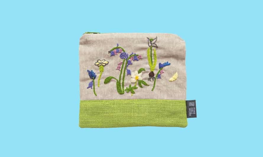 Embroidered purse