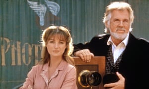 Kenny Rogers and Jane Seymour in the TV show Dr Quinn, Medicine Woman in 1993.