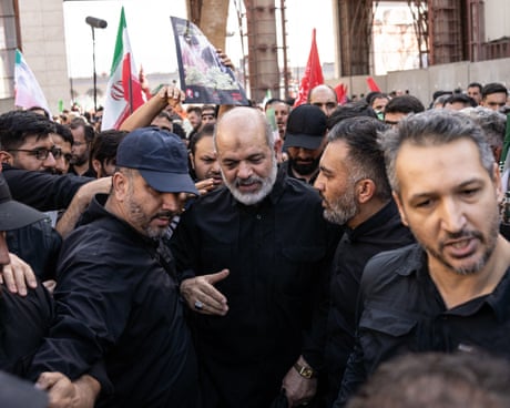 Iran seeks to tighten control over strait of Hormuz alongside Khamenei funeral