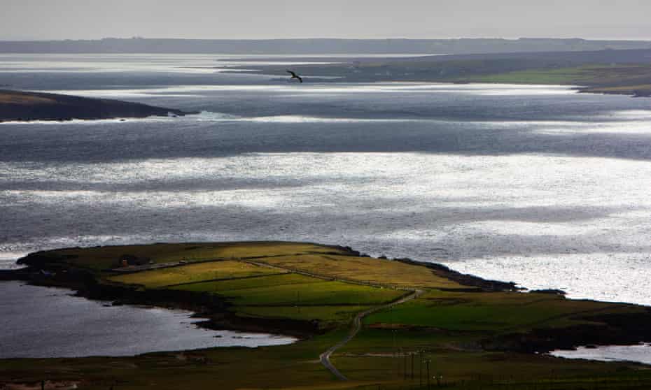 Rural perspectives … the view across Broadhaven Bay, County Mayo.