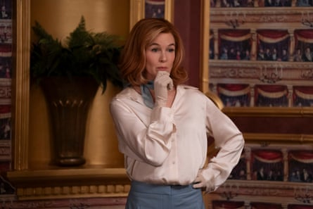 Just a collection of mannerisms … Renée Zellweger in Only Murders in the Building.