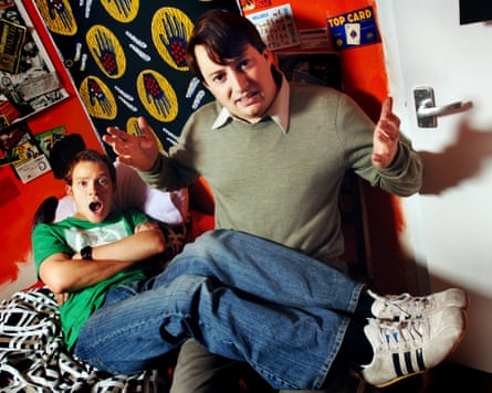 Robert Webb and David Mitchell in Peep Show.