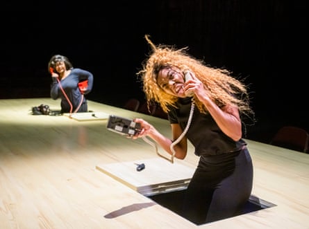 Bimpé Pacheco and DK Fashola in Bootycandy by Robert O’Hara at Gate theatre.
