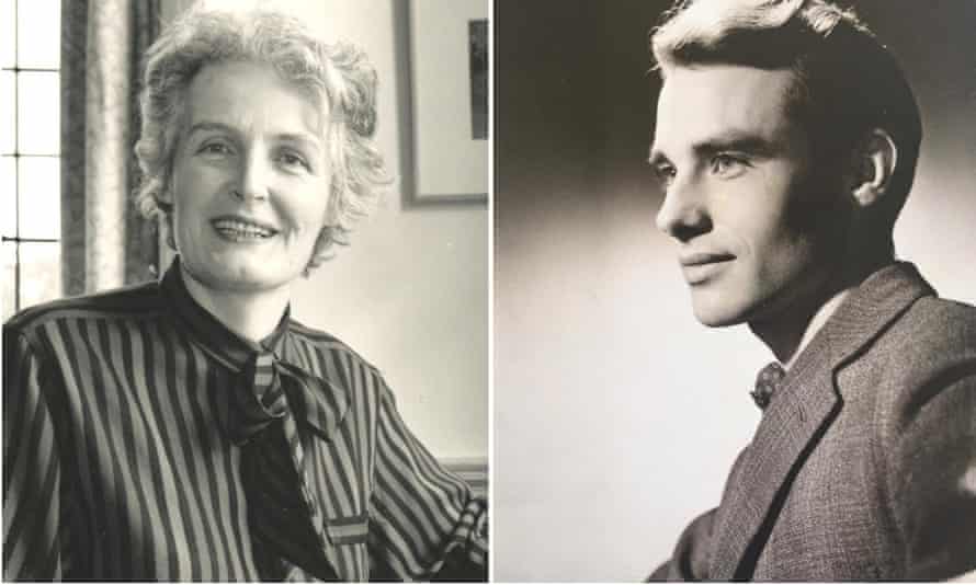 Joan when she was a headteacher and Michael when he was a student at Oxford