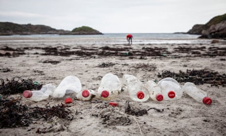 Coke bottles found on a beach in Mull, Scotland. 