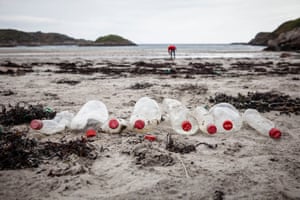 Coke Bottles Found on beach clean in Mull, Scotland
