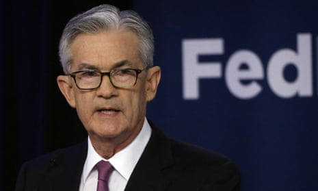 Jerome Powell speaks at a conference in Chicago, Illinois, on 4 June. 