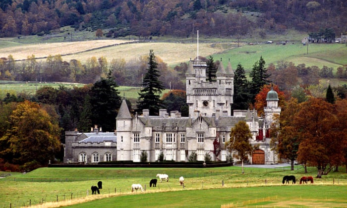 A file photo, taken in 1997, of Balmoral Castle, the Queen’s private Scottish home.