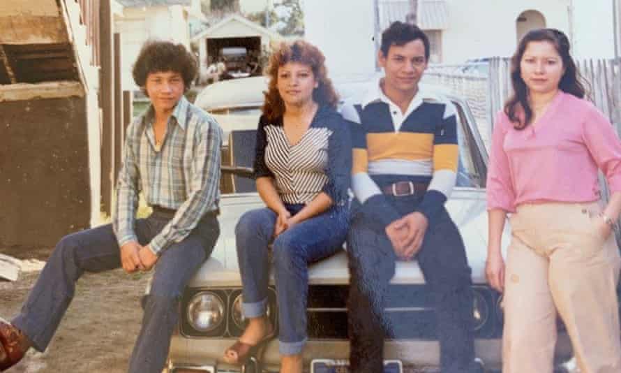 Carlos Ernesto Escobar Mejia, left, with his sister Rosa, right.