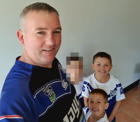 Joseph Shorey with sons Sheldon (front) and Shane (back). Sheldon and Shane were killed in an alleged hit-and-run in Dubbo, in western NSW.
