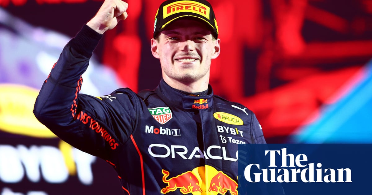 Max Verstappen holds off Charles Leclerc to win thrilling Saudi Arabian GP