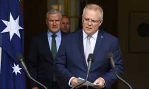 The Australian prime minister, Scott Morrison