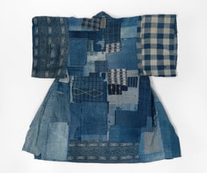 Kimono de trapo japonés (Boro kimono) período Meiji 1868–1912 algodón 140.7 cm (espalda central) 129.5 cm (manga a manga) Galería Nacional de Victoria, Melbourne Comprado, Fondo de Adquisición de Arte Asiático de NGV, 2014