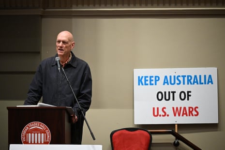 Lead singer of Midnight Oil and former Australian politician Peter Garrett