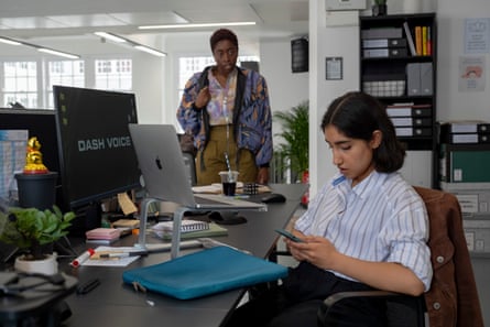 Scroll queen … Ambika Mod in The Stolen Girl.