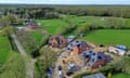 New homes are being built in Little London, near Tadley, Hampshire, where the are few amenities apart from one pub.