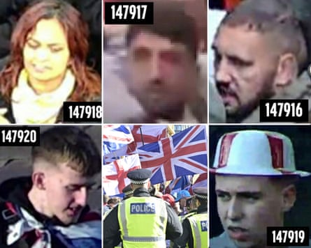 Composite pic of the people's CCTV images