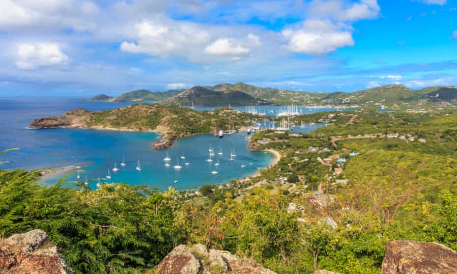 View of Antigua Bay, from Shirley Heights, Antigua.