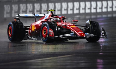 Lewis Hamilton has a dismal time successful Las Vegas arsenic nan Ferrari driver finishes 20th successful qualifying for nan Formula One GP