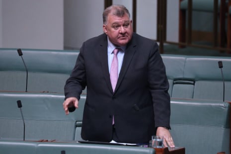 The member for Hughes, Craig Kelly, makes a personal explanation after question time.