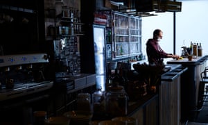 The Salotto restaurant prepares for opening.
