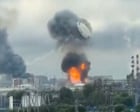 Moment fuel storage lid flies off Moscow refinery during drone attack – video