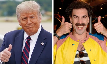 Borat Praises Donald Trump On Twitter Ahead Of New Film Borat The Guardian
