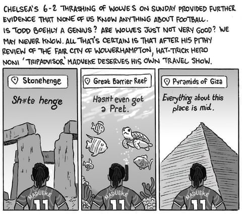 David Squires on ... the Premier League weekend, panel 1