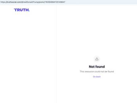a screenshot of a webpage reads ‘not found’