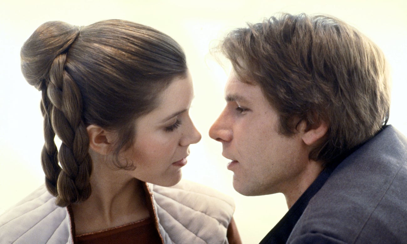 Fisher and Ford in The Empire Strikes Back. Photograph: Century Fox/Rex/Shutterstock Fisher and Ford in The Empire Strikes Back. Photograph: Century Fox/Rex/Shutterstock