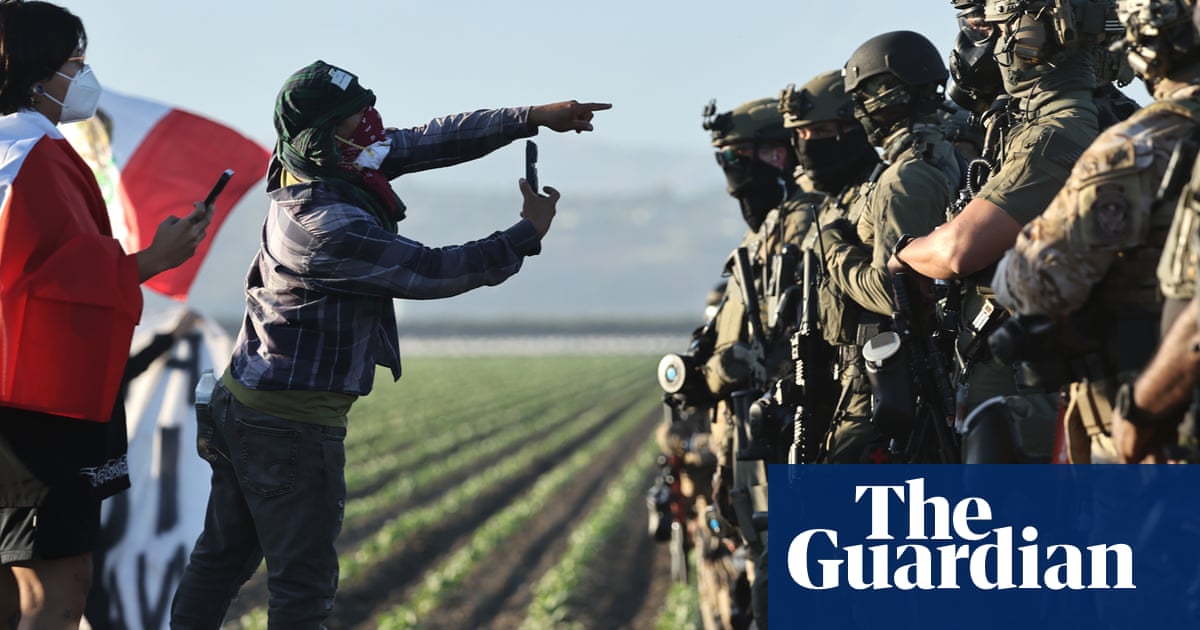 Trump authorizes Ice agents to protect themselves using ‘whatever means’ ...