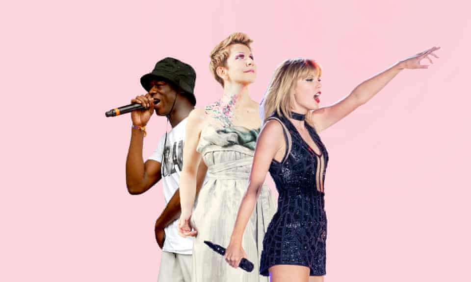 J Hus, Joyce DiDonato, and Taylor Swift.