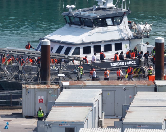 More than 100 people detained after arriving in small boats, says UK government