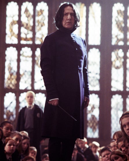 Rickman’s second outing as Professor Severus Snape, 2002: ‘Refit the Harry P costume. A bit of taking in is necessary.’