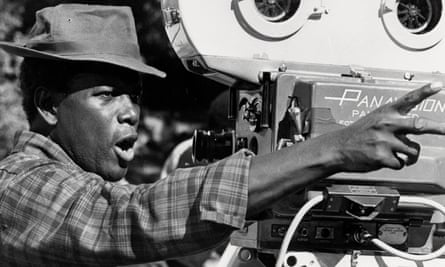 Sidney Poitier directing his 1974 comedy Uptown Saturday Night.